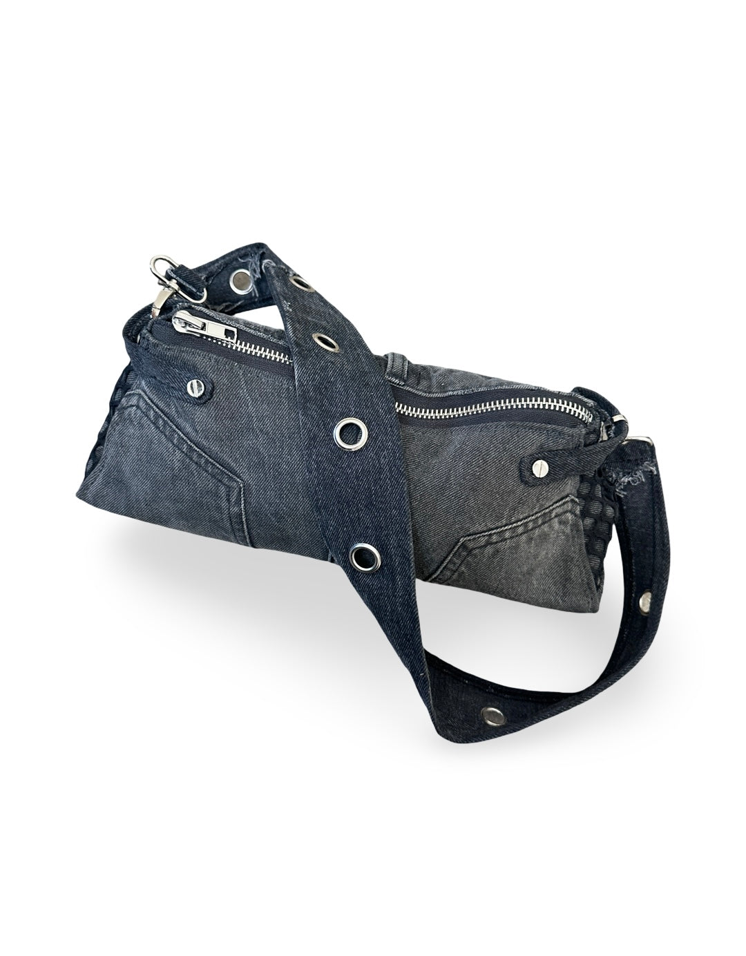Charcoal Denim Bag